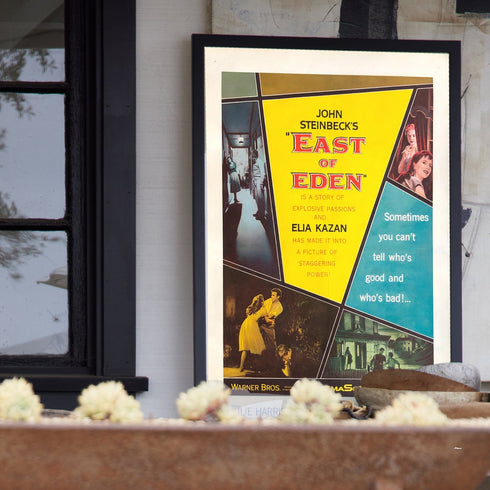 East Of Eden<br>(linen-backed + framed)